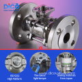 Dico ISO5211 Pad 3PC Flange Ball Valve